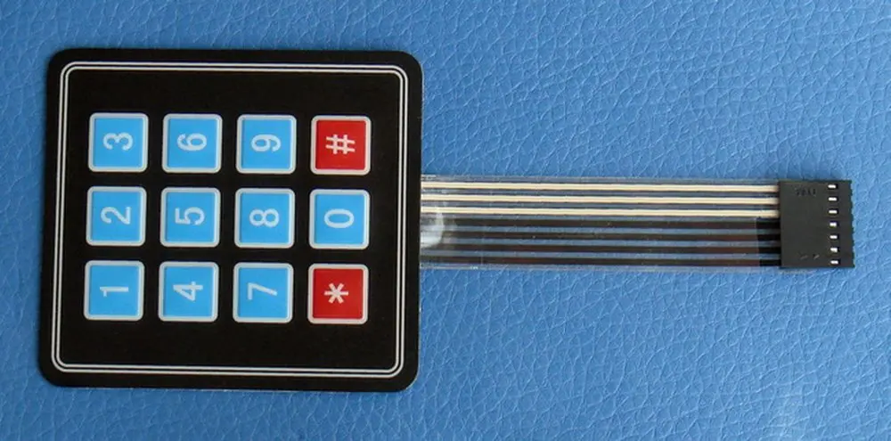 

(100 pcs/lot) 12-Key Membrane Switch Keypad, Keyboard,General-Use
