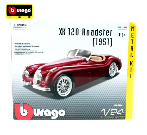 Модель гоночного автомобиля Bburago 1:24 1951 XK 120 в коробке|Наземный транспорт| |