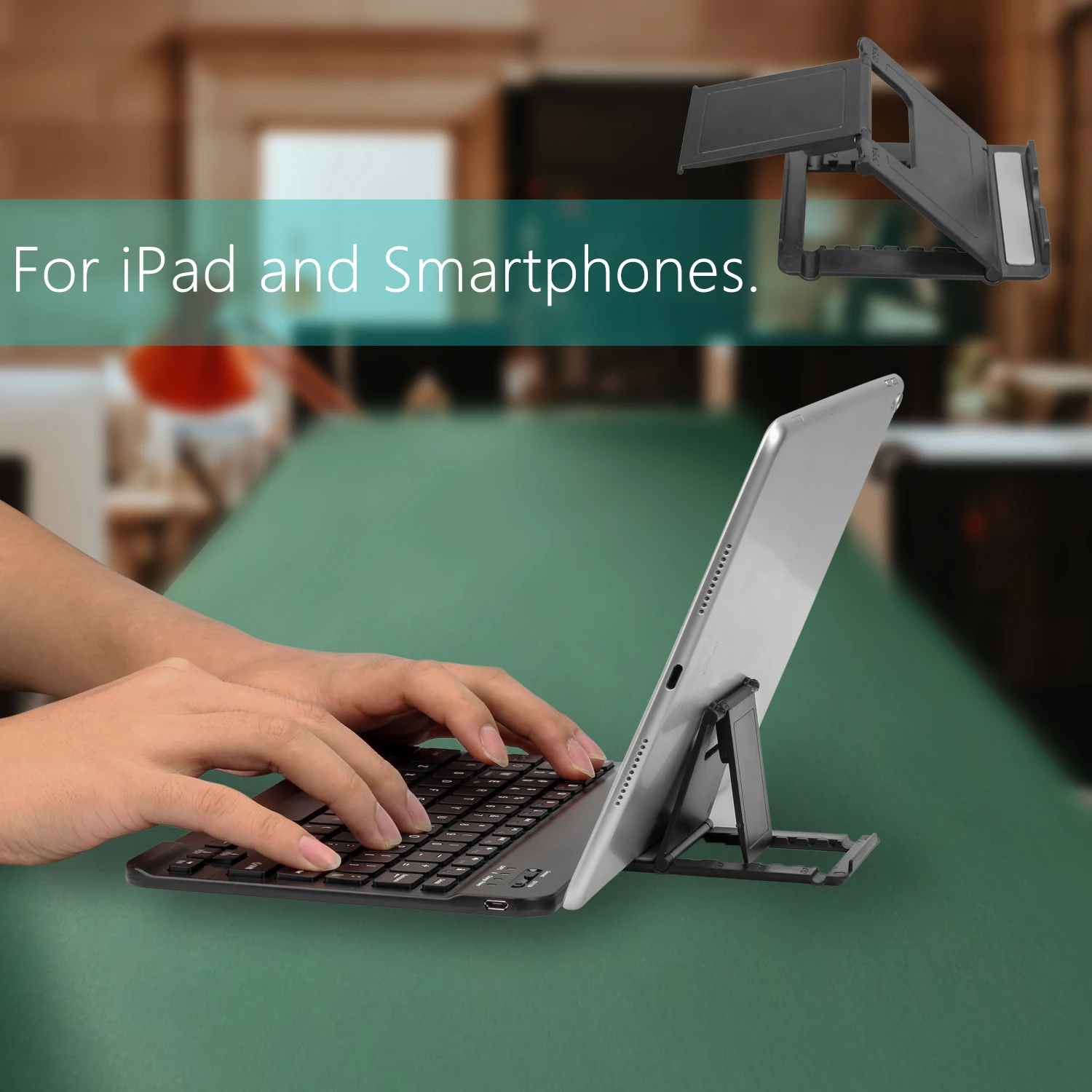 GOOJODOQ 1" Bluetooth клавиатура для iPad Pro 11 12,9 10,5 Air 2 3 Mini 4 для iPad 10,2 клавиатура Мини Беспроводная Teclado