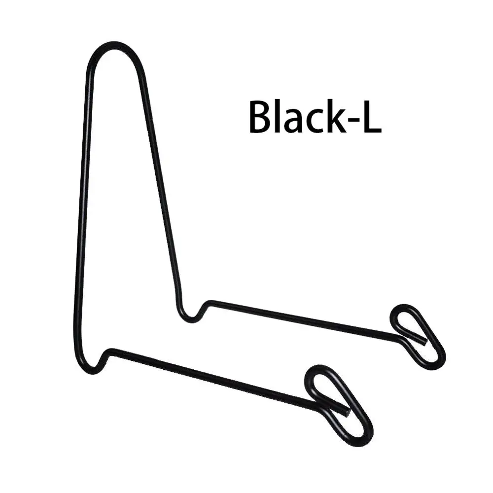 Black-L Artlive Дисплей мольберт со стойкой железная чаша подставки для дисплея Большие глубокие чаши, тарелки и глубокие блюда - Цвет: Black-L