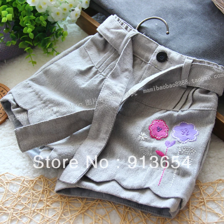 Шорты для маленьких девочек весна лето 2019 детские шорты с цветами одежда брюки