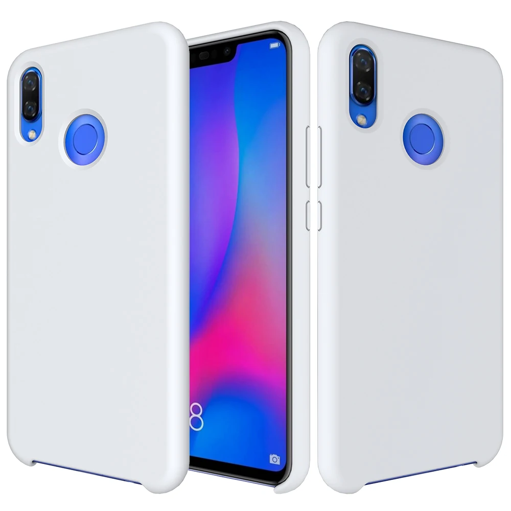 Huawei Nova 3i чехол huawei P Smart Plus чехол P SMART Honor 10 Lite V20 8X 8c Мягкий Жидкий Силиконовый противоударный чехол для телефона