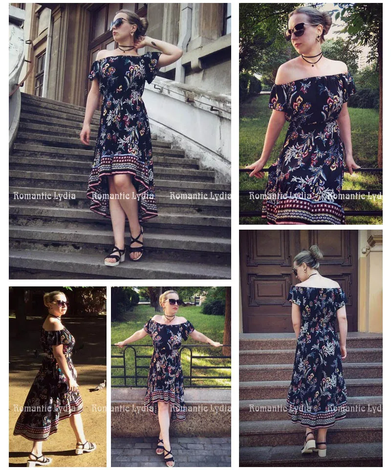 Boho wrap платья женское летнее короткое платье в богемном стиле на одно плечо платье повседневное свободное пляжное платье миди с цветочным принтом