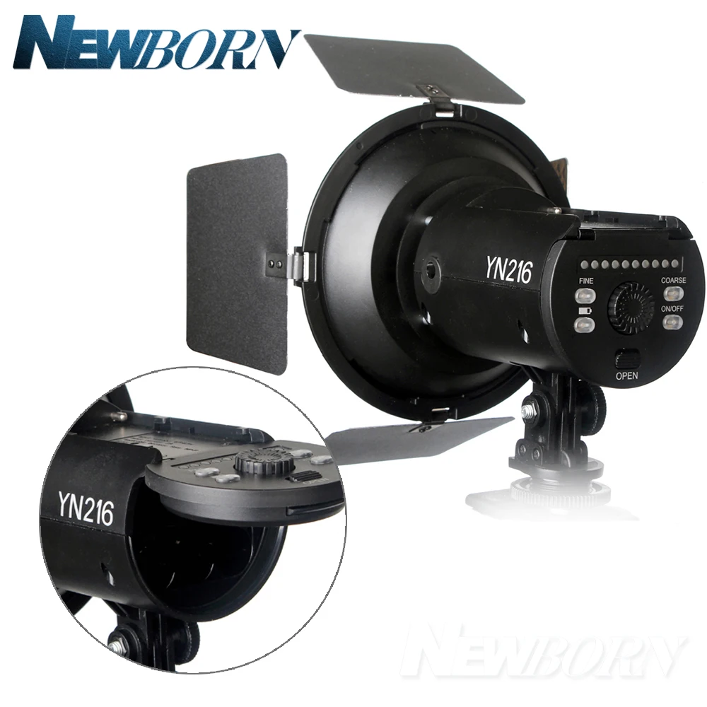 YONGNUO yn-216 yn216 светодиодный Studio видео фотографии и 4 цвета диаграммы+ AC адаптер для Canon Nikon Sony видеокамера DSLR