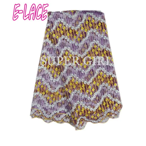 Высокое качество белый Африканский хлопок сухой кружевной ткани ушко Африки