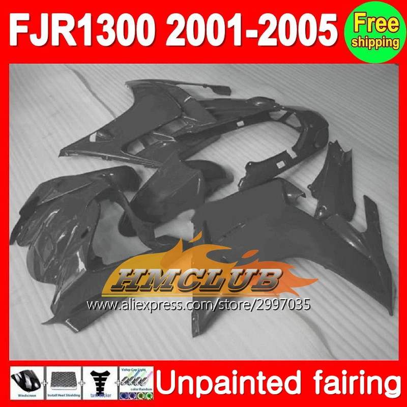 Корпус Неокрашенный полный комплект обтекателей для YAMAHA FJR1300 FJR 1300 01 02 03 04 05 2001 2002