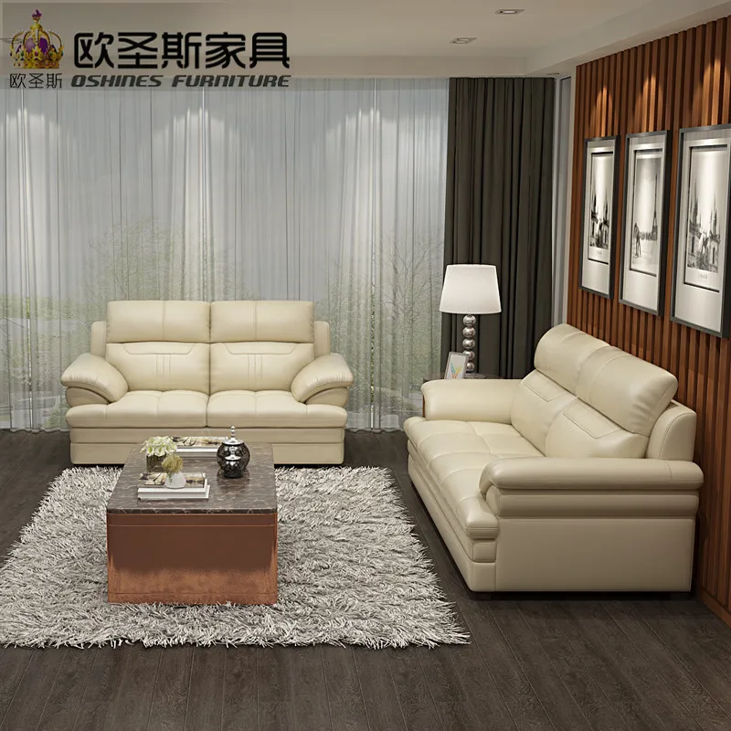 Мягкие удобные гостиная натуральная кожа Диван из натуральной кожи в