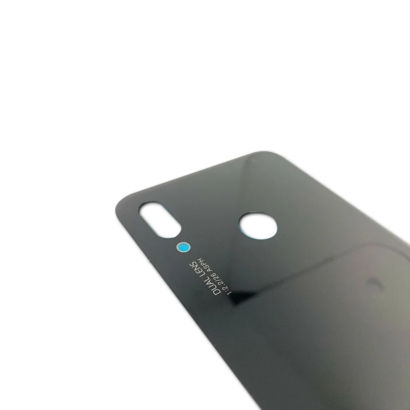 Для Huawei P20 Lite задняя крышка из стекла с объективом камеры для nove 3e батареи Nova дверь