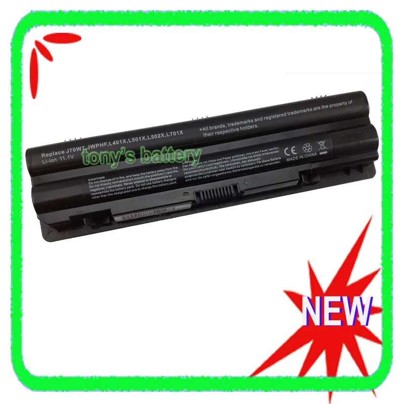 Аккумулятор для Dell XPS L401x L501x L502X L701x L702X 14 15 17 WHXY3 JWPHF J70W7 312-1123 6 ячеек | Компьютеры и