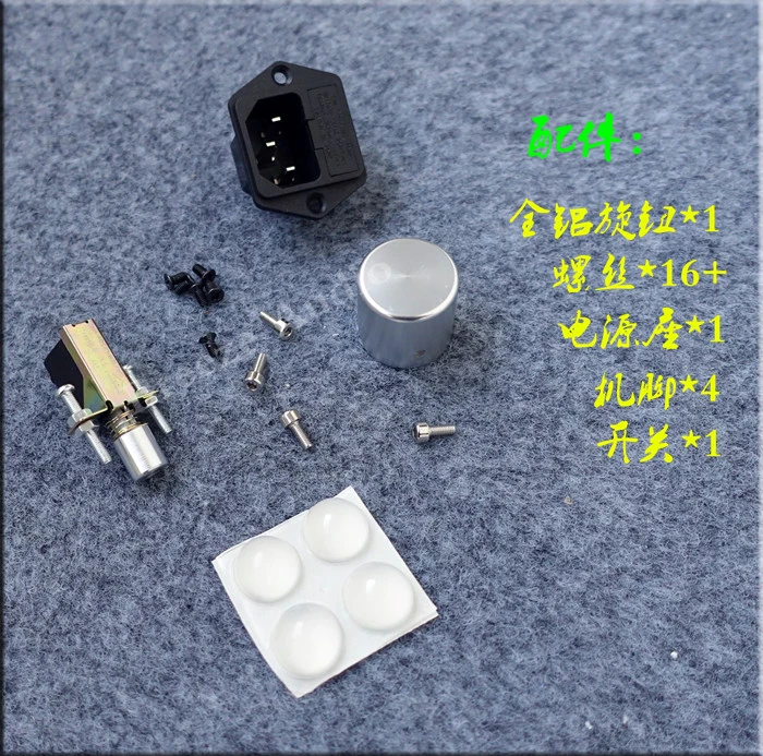 

210*188*45MM 2204E All Aluminum Amplifier Chassis Enclosure DIY Box E3/E4 Amp Chassis 1U Height Amp Case Shell