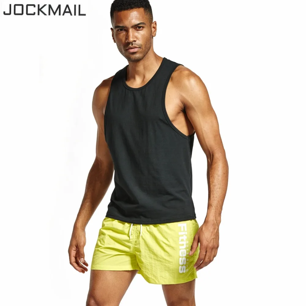 JOCKMAIL, новинка, модные хлопчатобумажные рубашки без рукавов, майка, мужская рубашка для фитнеса, мужская майка для бодибилдинга, тренировок, тренажерного зала, мужская майка для фитнеса