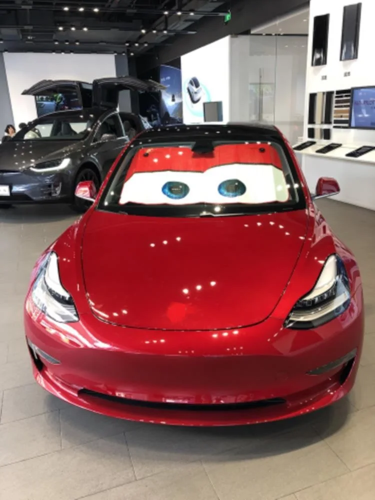 

Car Window Sunshade Retractable Foldable Cover Shield Curtain Block Anti-UV for 2017 2018 2019 Tesla Model 3 MODEL S MOEDEL X