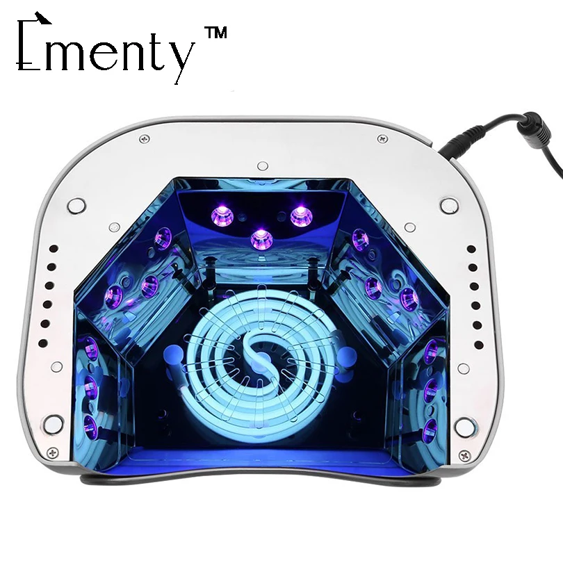 Ementy 48 Вт Защита от солнца ногтей сушилки УФ Лампы для мотоциклов металл/ABS