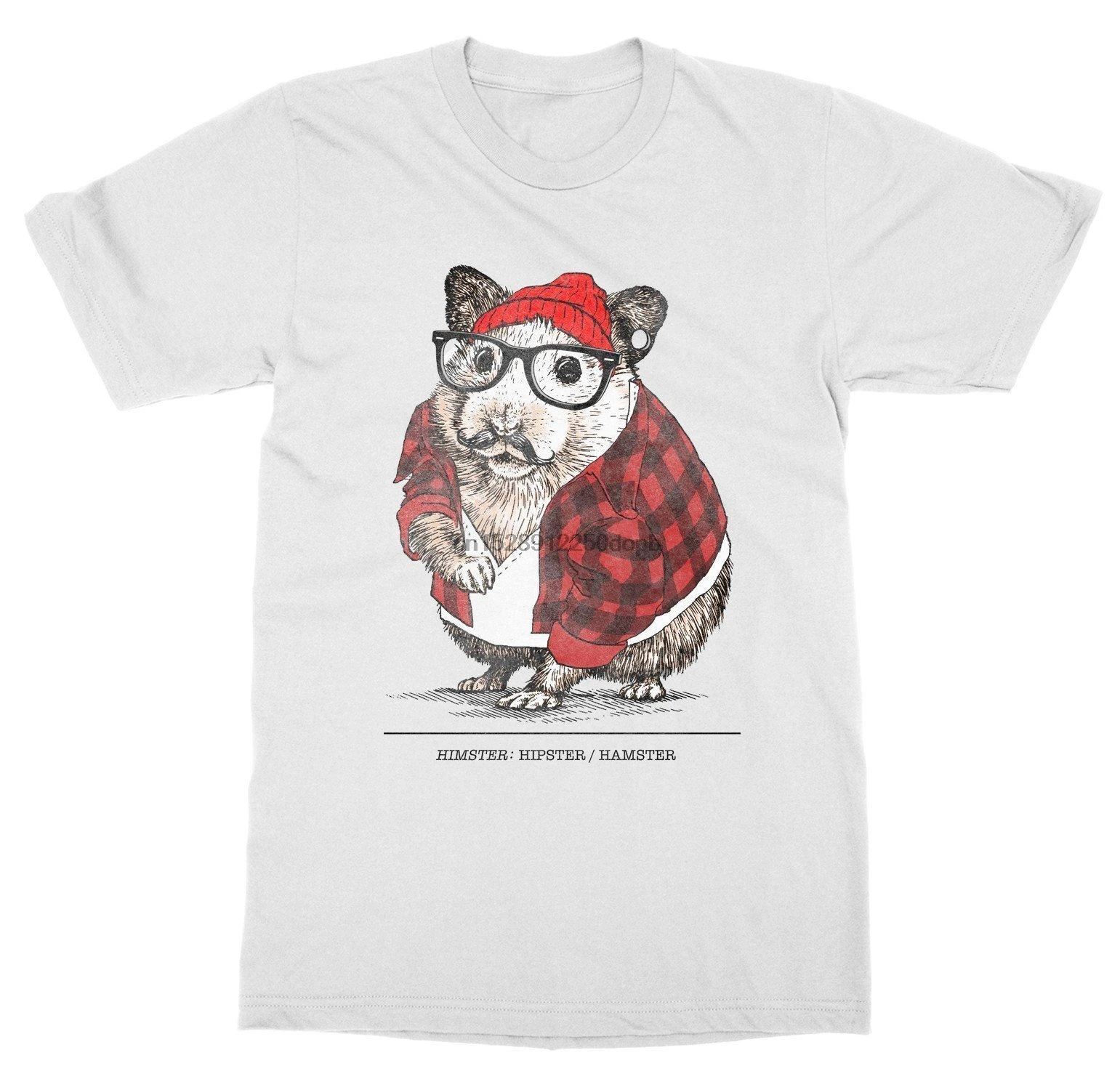 Новый 2019 жаркое лето Повседневное печать Himster Hipster хомяк домашнее животное