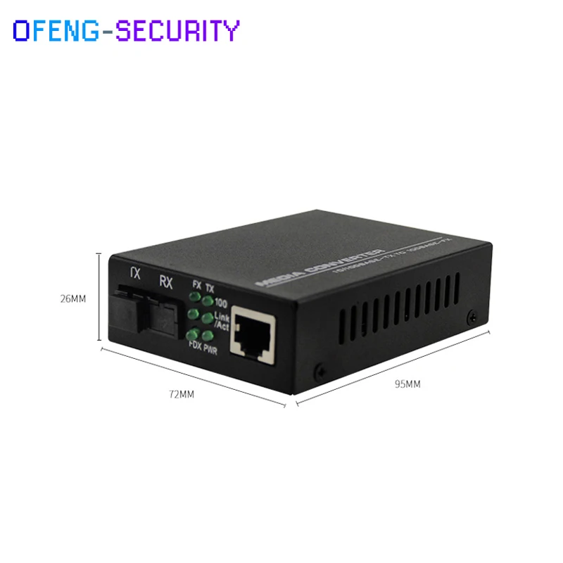 Медиаконвертер ethernet 10/100/1000 м одномодовые одноволоконные