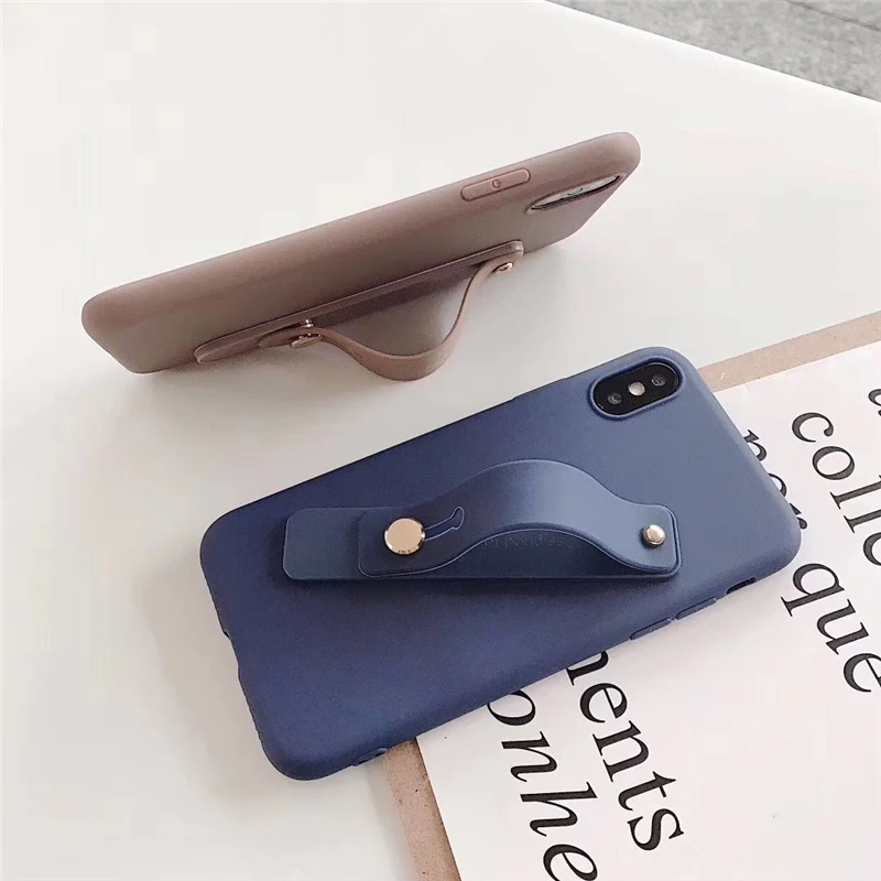 Мягкий чехол из ТПУ с ремешком на запястье для Samsung Galaxy S10 5G S9 S8 Plus S10e Note 8 9 A10 A20 A30 A40