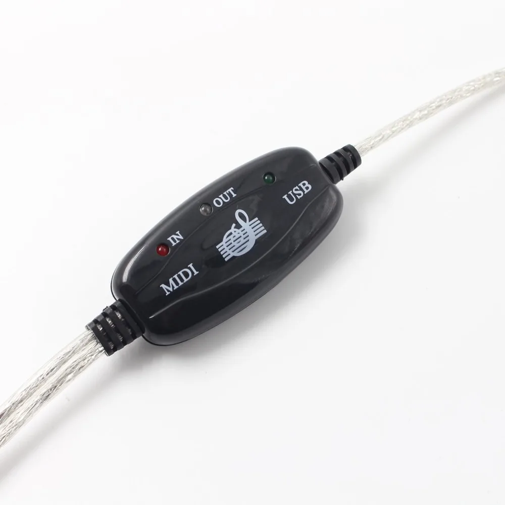 Новый конвертер для ПК в музыкальную клавиатуру шнур USB интерфейсный кабель миди