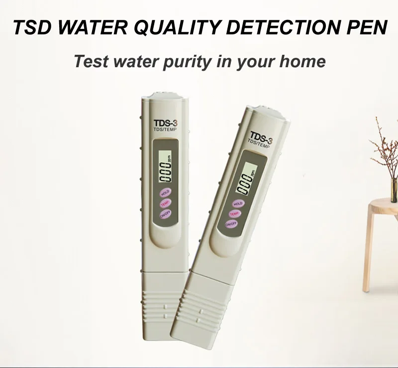 Booyah цифровой TDS3/TEMP/PPM Портативный ручка качество и чистота воды tds-тестер измерительный фильтр ЖК-дисплей темп ручка школа/Лаборатория