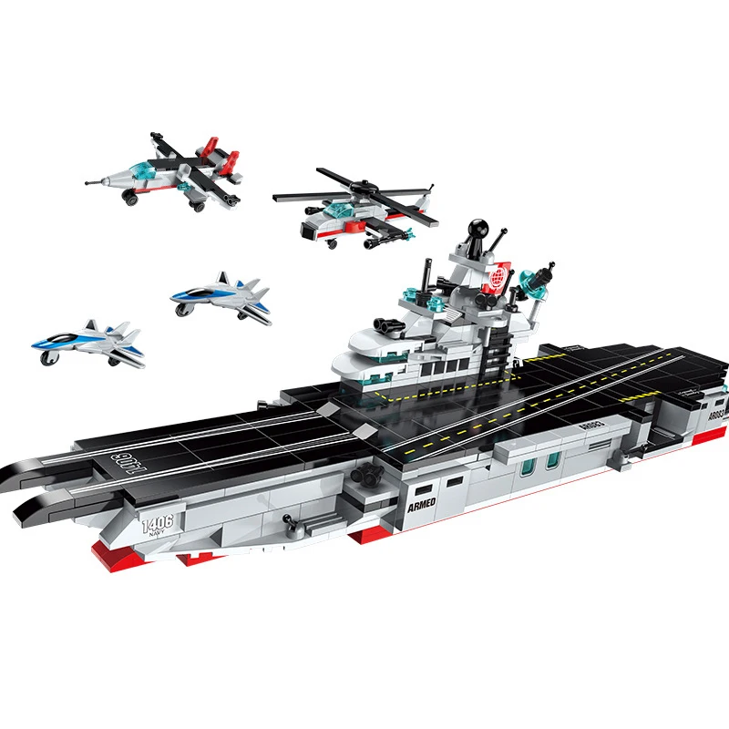 643 шт. Legoings 8 в 1 SWAT для самолетов Carri кирпичи 24 модели военный корабль DIY модель