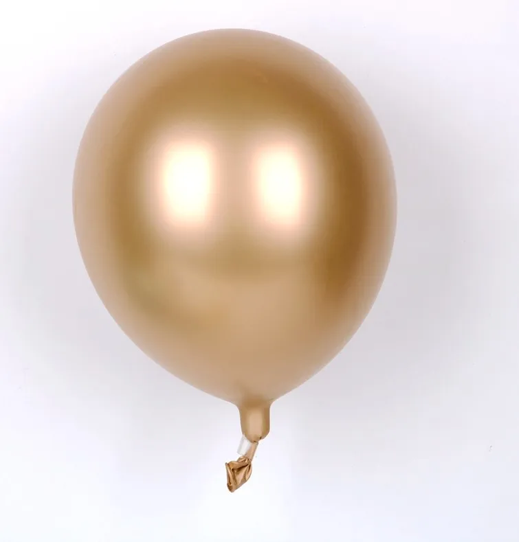 10pcs gold Metal bal 1 шт мультфильм бумага пиньята на дни рождения тема фестиваль товары для детской вечеринки творческий торт/панда/единорог/жираф детская игрушка - Цвет: 10pcs gold Metal bal