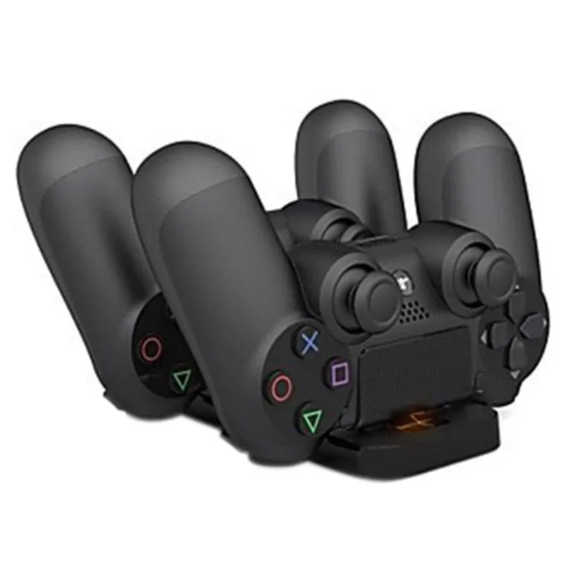 Новый двойной usb зарядный док станция для зарядки подставка Playstation 4 PS4