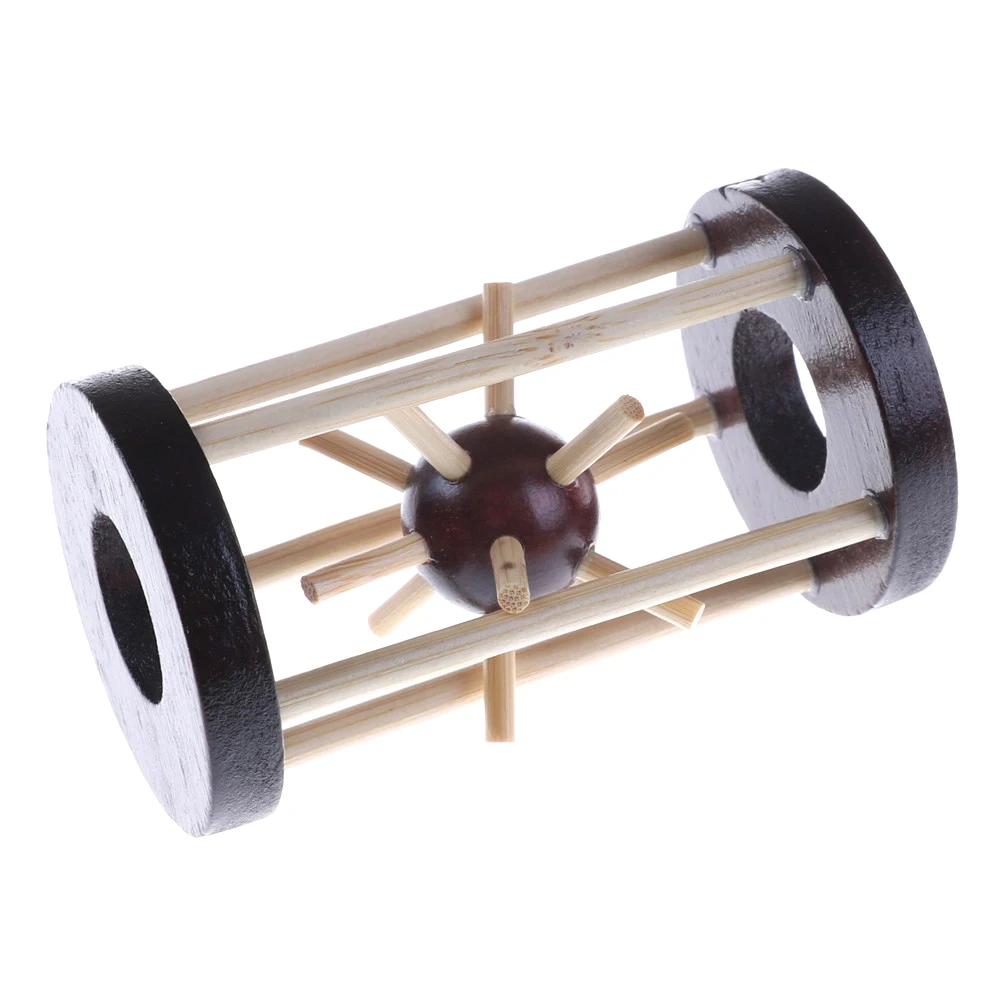 1 шт. деревянная интеллектуальная игрушка Блокировка выньте Шипованный шар