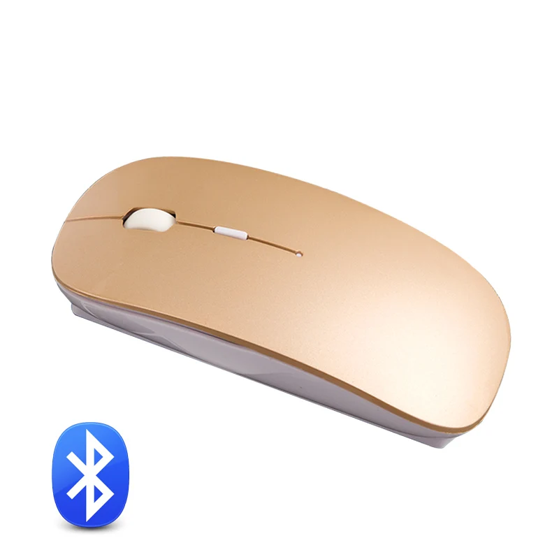Bluetooth Мышь для MacBook Air Pro, для Win10/Mac ноутбук Беспроводной Мышь Перезаряжаемые Mute Тихая оптическая Мышь