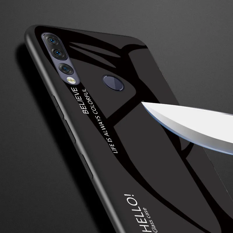 Модный прозрачный чехол из закаленного стекла для lenovo Z5s, чехол s, силиконовый чехол для lenovo Z5S Z5 S, чехол для телефона