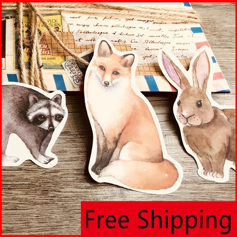 22 шт. серия лесные животные персонализированные альбом для стикеров Скрапбукинг