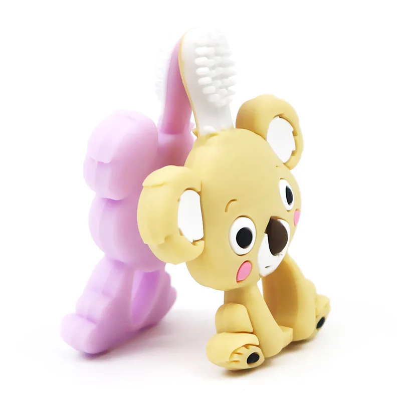 Детские Прорезыватели в форме коалы жевательные Палочки Силиконовые зубные