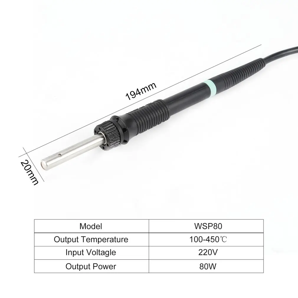 WSP80 24 V 80 W паяльник сварки ручка-паяльник для WSD81/WS81/WSD161 держатель паяльной станции сварочные инструменты