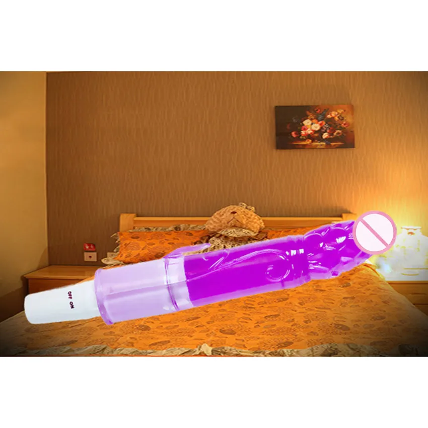 Пробка-вибратор Мощный вибратор пенис Анальный гелевый головка заглушки