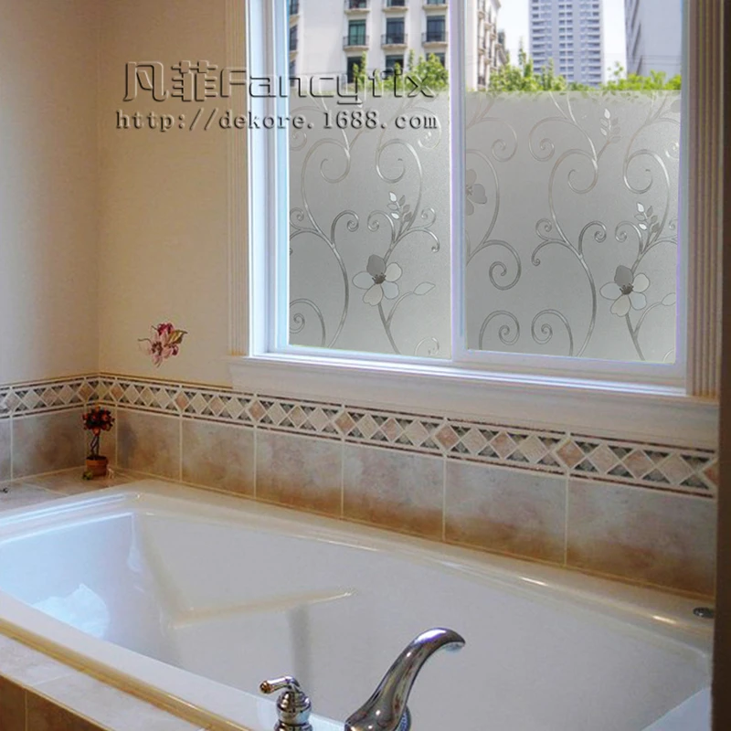 FANCY-фиксирующая матовая оконная пленка уединение для гостиной статическая