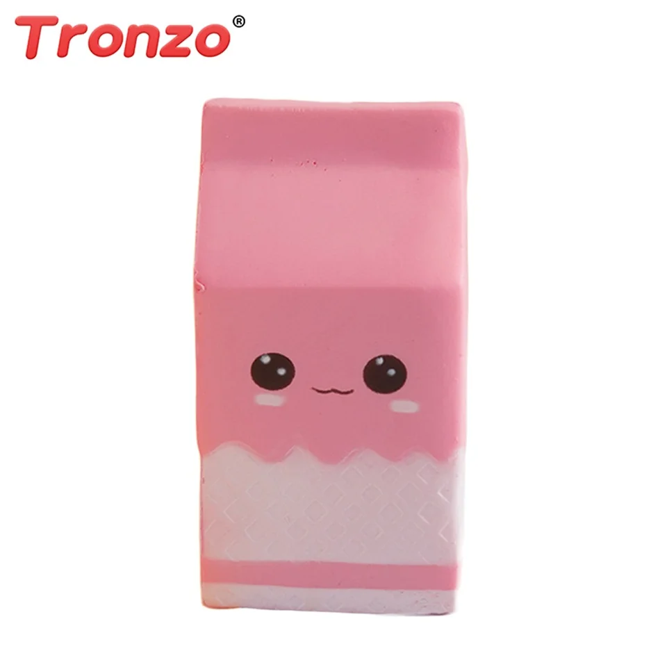 Антистрессовые игрушки Tronzo мягкие в виде смайликов и бутылка для молока