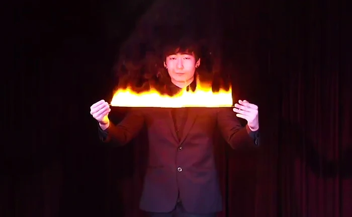 Fire Reel Flame Road от ZF magic mentalism Магия закрыть магические трюки реквизит трюк + онлайн
