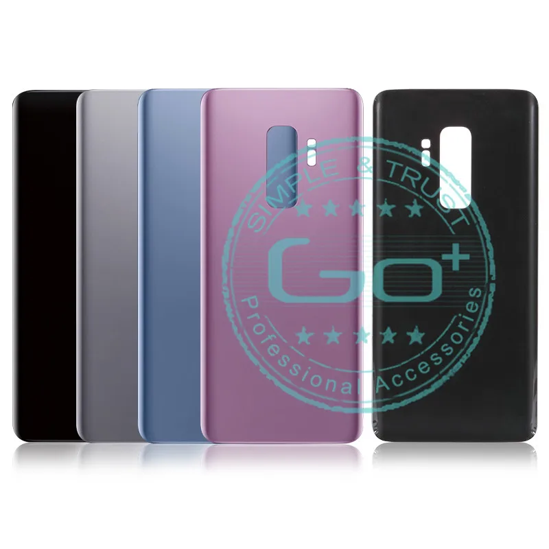 Для Samsung Galaxy S9 + задняя крышка для аккумулятора стекло пластик Plus G965 корпуса