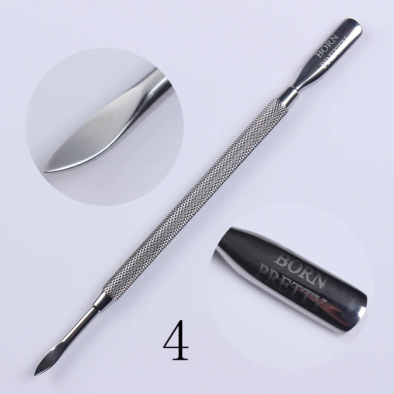 Средство для удаления кутикулы BORN PRETTY Silver инструмент педикюра из нержавеющей