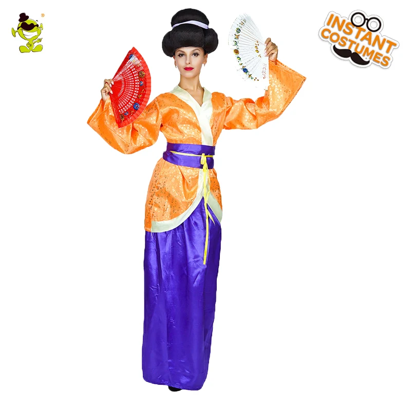 

Adult Geisha Costume Ancient Carnival Role Play Women Classic Outfits Traditional Opera Fancy Dress Costumes