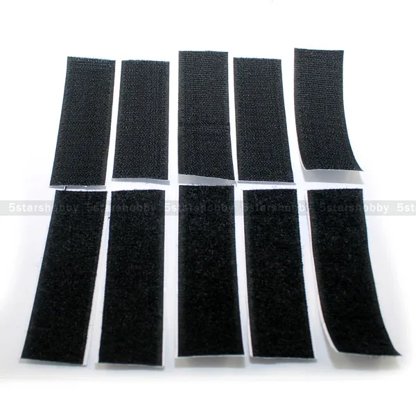 Черная самоклеящаяся застежка-липучка 5 шт. прочная Лента волшебный нейлоновый
