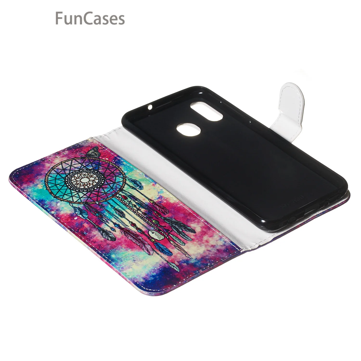 Красивые Чехлы для etui samsung M20 чехол портмоне с откидной крышкой книжка рисунками