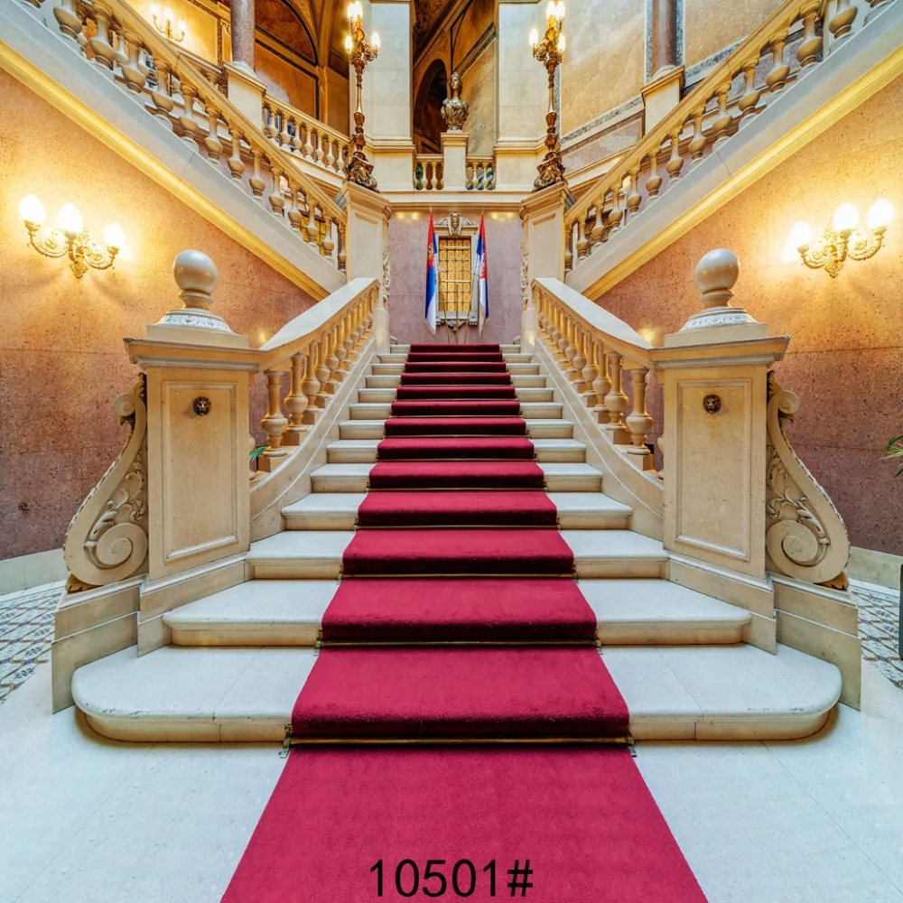 Виниловый фон для детской и свадебной фотосъемки с изображением золотого дворца
