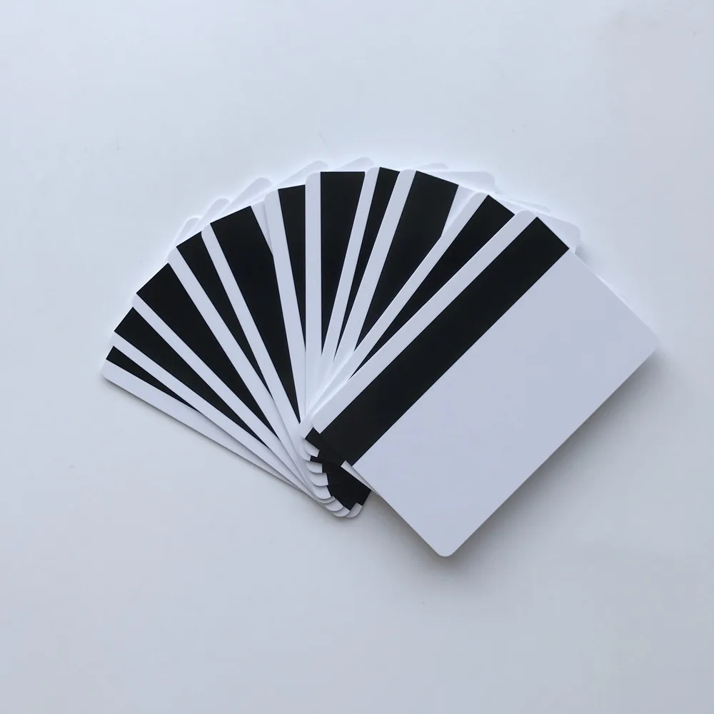 White blank inkjet HICO mag-strip pvc card 400pcs (printable on both side) for Epson or Canon printers