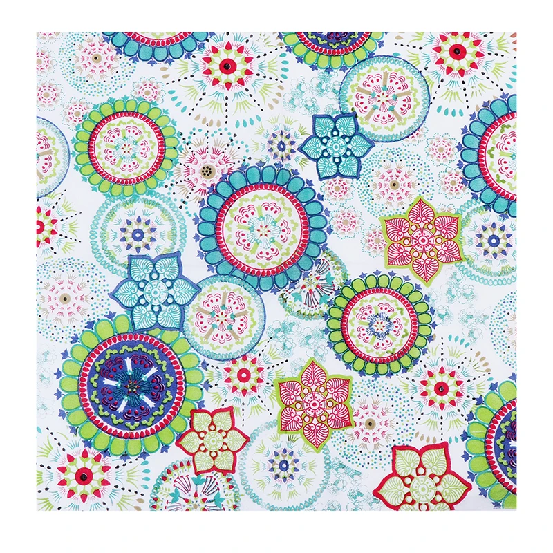 20 винтажных салфеток бумажный носовой платок салфетки с принтом цветов декупаж