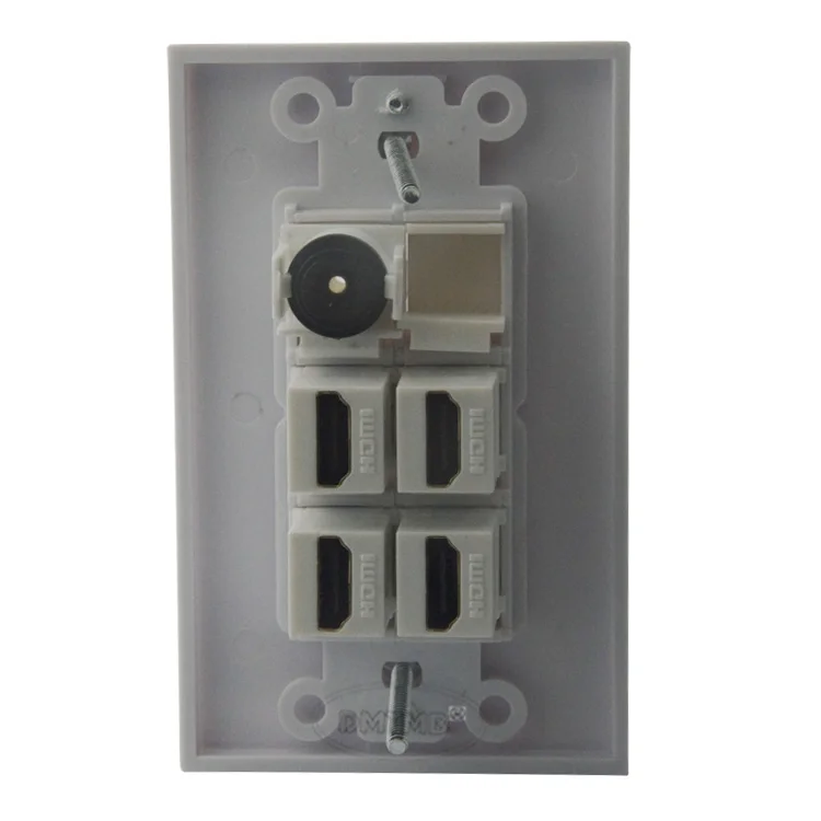 4 X HDMI Toslink аудио Настенная пластина с разъемом female to | Электроника