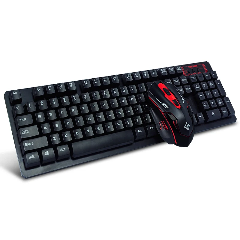 

Комбинированный комплект с клавиатурой и мышью, 2,4 ГГц, USB, 1600 DPI