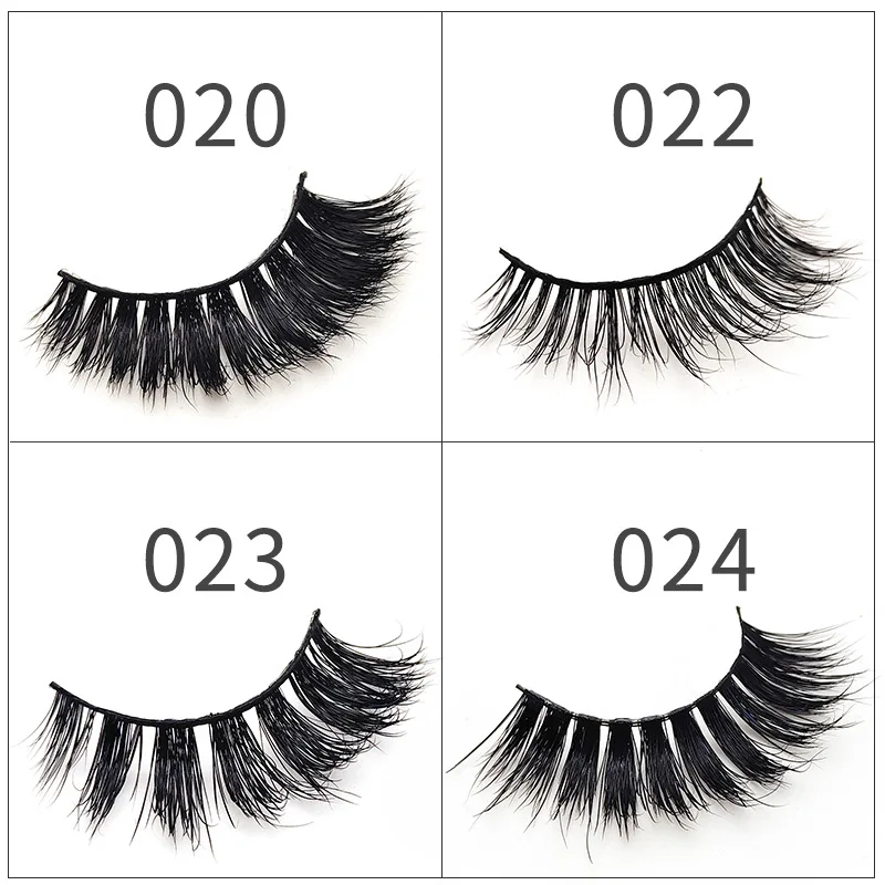 

2019 New 1 Pair 3D Long Curled 100% Mink False Eyelashes Eyelashes Messy Crisscross Fake Eyelash Extension Makeup Tool