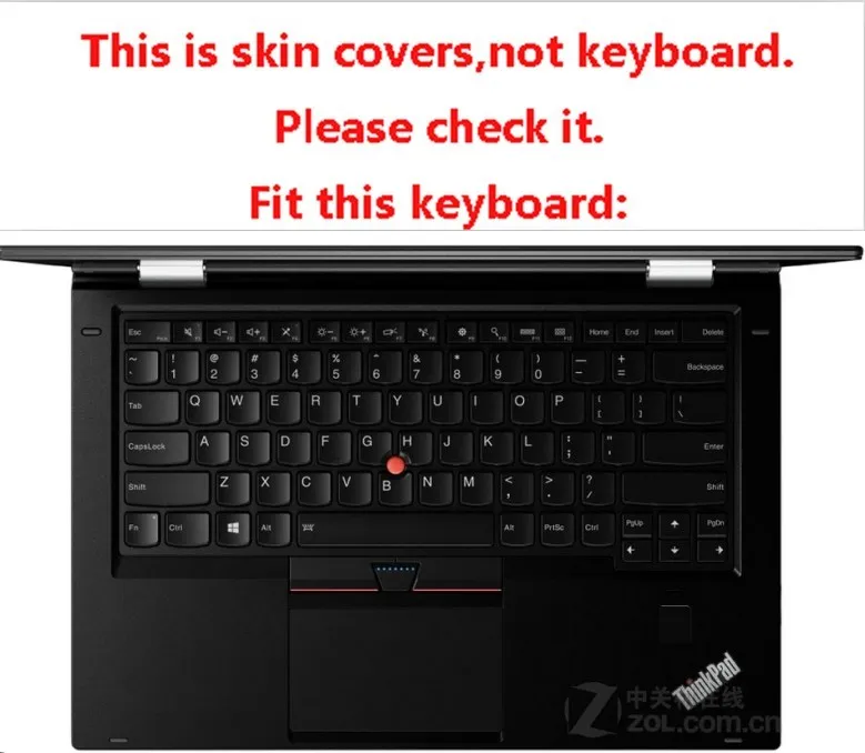 Прозрачный чехол для клавиатуры ноутбука Lenovo ThinkPad X1 Yoga 2015 2016 1 го поколения 14