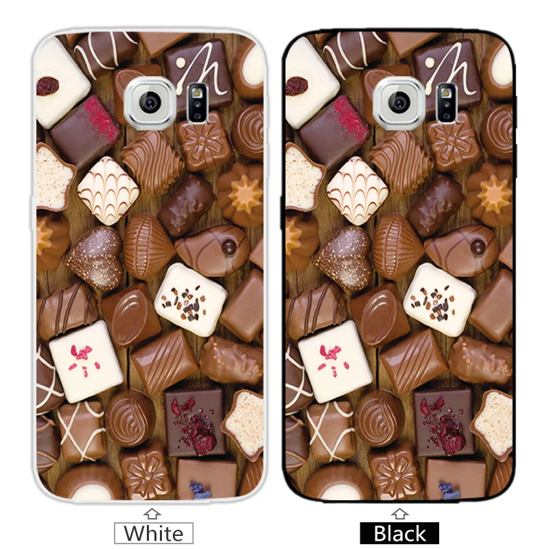 for Samsung S6 G9200 G920f G920i G920A Clear Soft Colorful Coque Silicon 5.1" Galaxy Black Back Matte Cover |