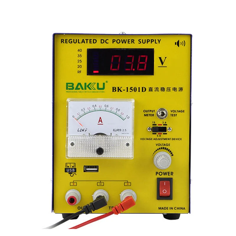 Регулируемый источник питания постоянного тока BK-1501D Измеритель цифровой