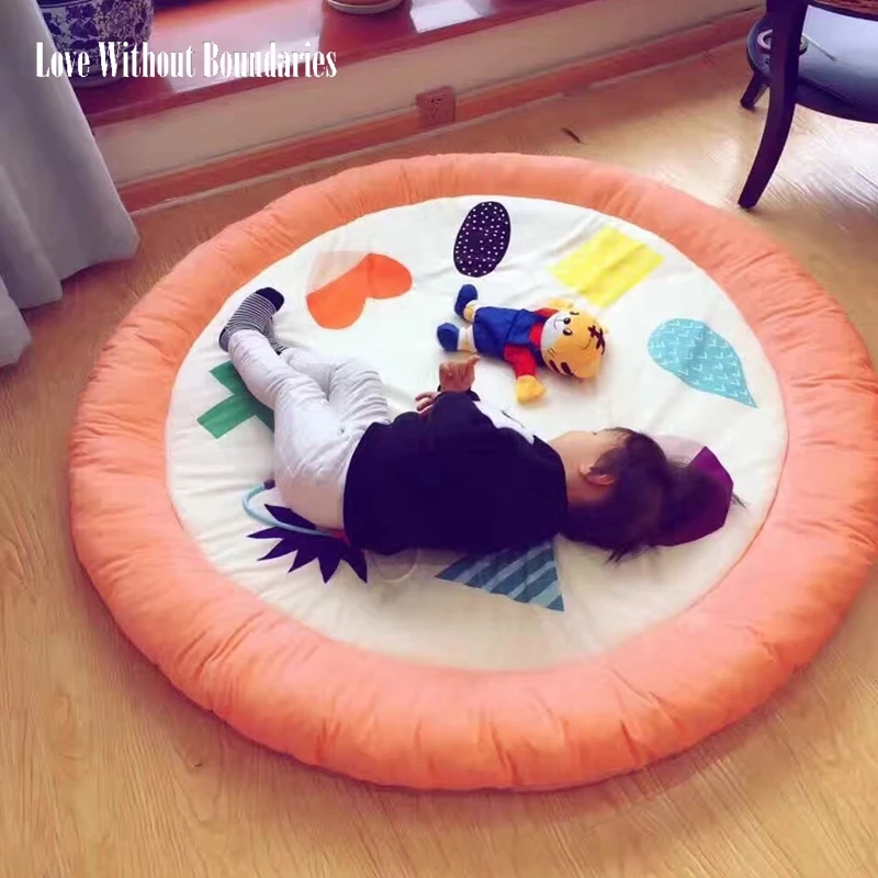 Безопасный утолщенный игровой коврик декоративный ковер для детской комнаты